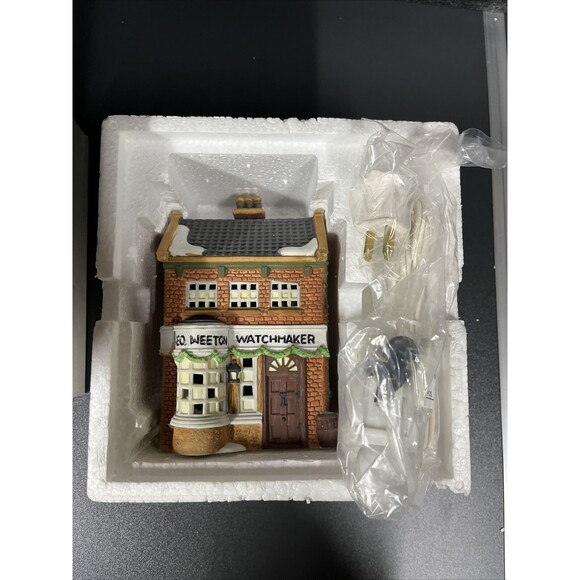 Dept  56 “GEO Weeton Watchmaker” Heritage Dickens Village Series #5926-9 W/ Box‎ - Picture 1 of 10
